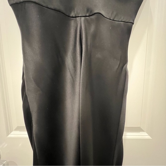 GIORGIO ARMANI Empire-Waist Plisse off the shoulder Silk Dress US SZ 4 - Picture 7 of 14